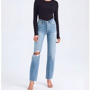 Abercrombie & Fitch High-Rise Dad Jeans - 27